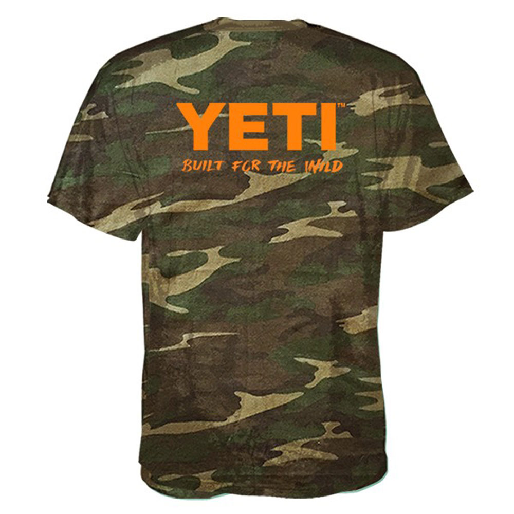 Yeti Built for the Wild T-Shirt, Camo (YTSBFTWC)