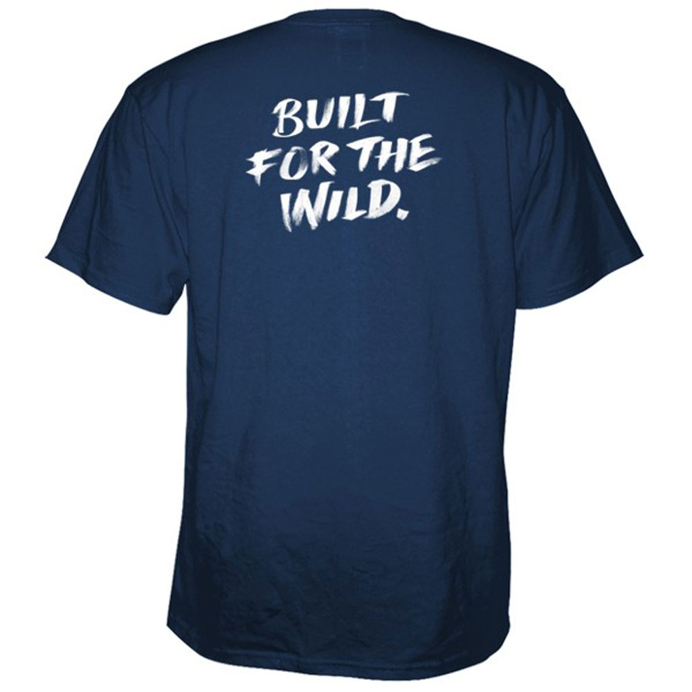 Yeti Built for the Wild Pocket T-Shirt, Navy (YTSBFWNA)