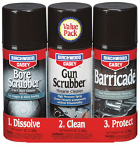 Birchwood Casey 33309 Gun Scrubber, Bore Scrubber, Baricade Combo Pack 10 oz