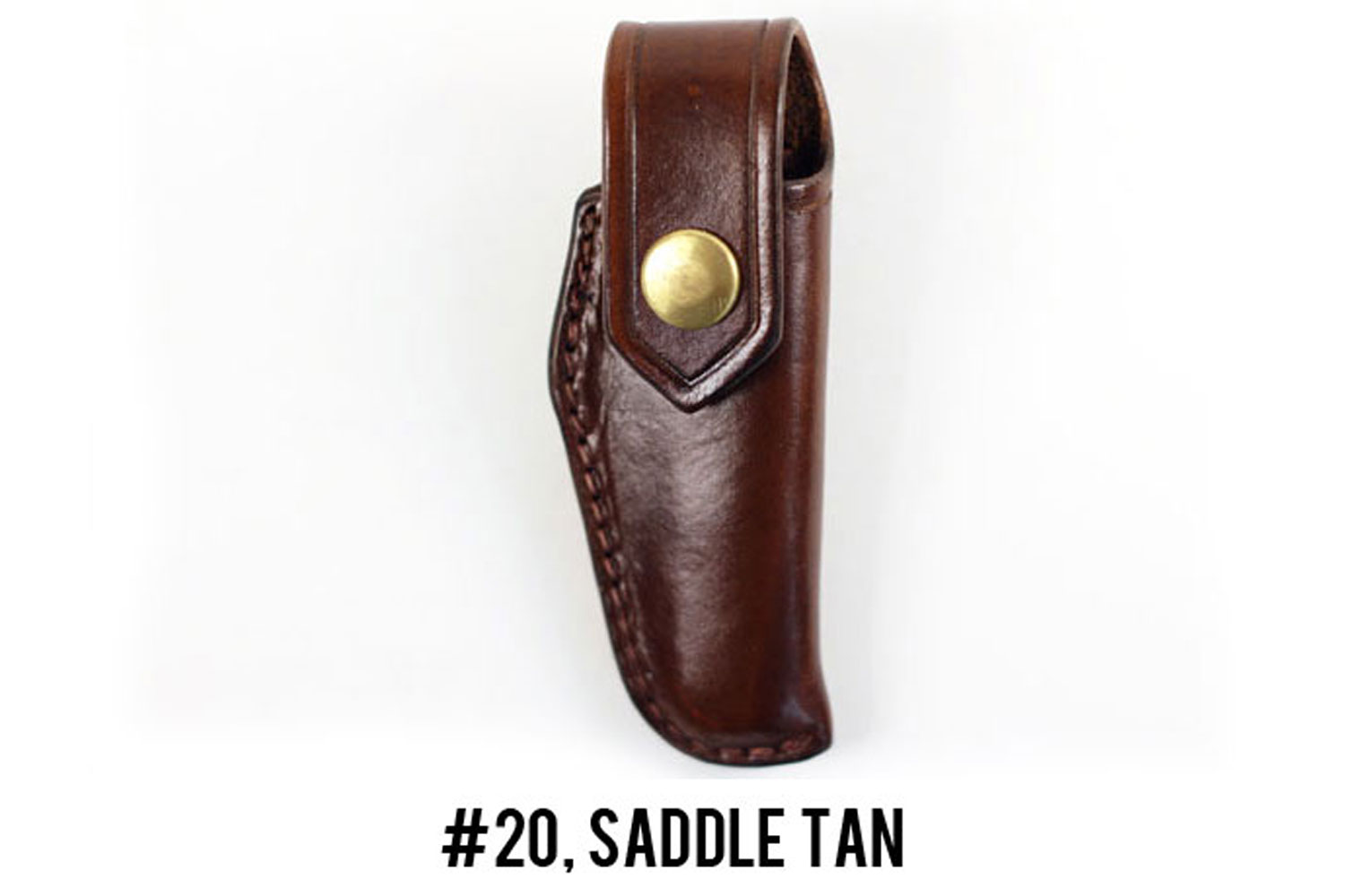 A&M Leatherwork Handmade Case Trapper Sheath, Saddle Tan (AMLW20ST)