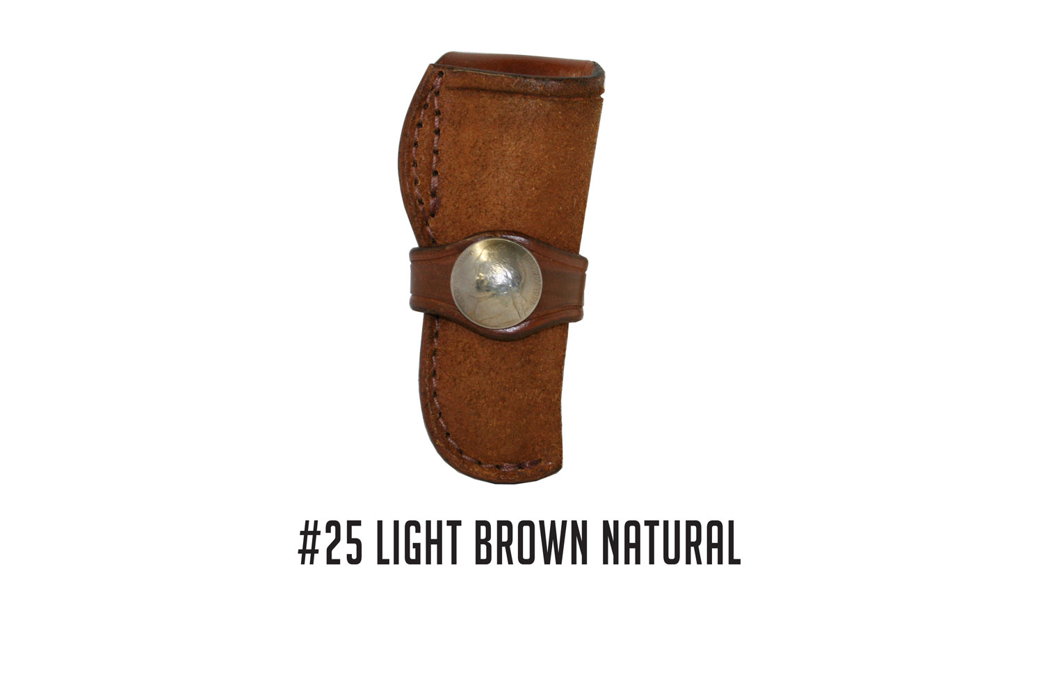 A&M Leatherwork Handmade Case Trapper Sheath, Light Brown, Natural (AMLW25NLB)
