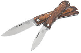 Benchmade Small Summit Lake Folding Knife w/Stainless Steel Drop Point Blade w/Nail Nick (15056-2)