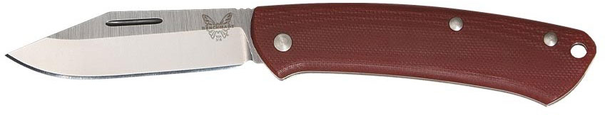 Benchmade Proper Folding Knife w/Stainless Steel Clip Point Plane Edge Blade (318-1)