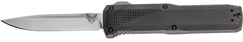 Benchmade Phaeton Out-The-Front Automatic Knife w/Single Edge Drop-Point Plain Edge Stainless (4600)