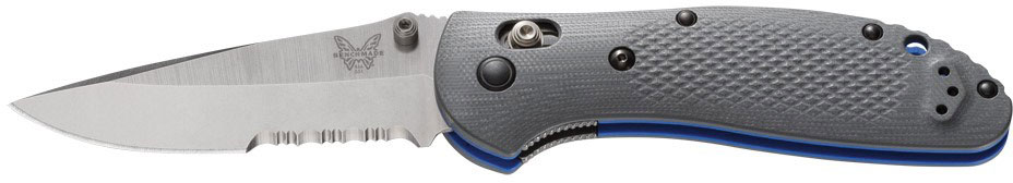 Benchmade Griptilian Folding Knife w/Stainless Steel Drop Point Combo Edge Blade (551S-1)