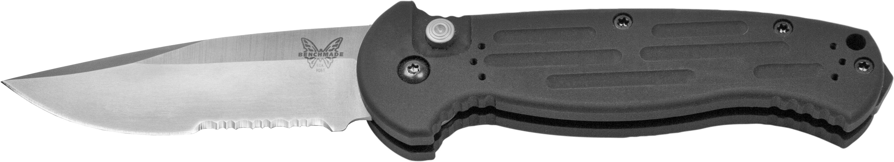Benchmade AFO-II Automatic Folding Knife w/Stainless Steel ComboEdge Drop-Point Blade (9051S)
