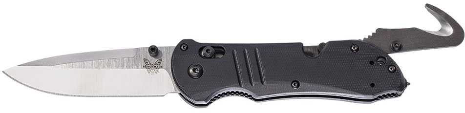 Benchmade Triage Folding Knife w/Stainless Steel Plain Edge Drop Point Blade (917)