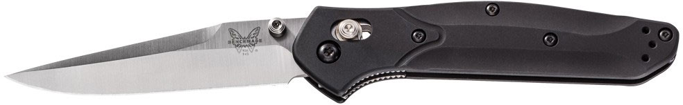 Benchmade Osbourne 943 Folding Knife w/Stainless Steel Straight Plain Edge Clip-Point Blade(943)