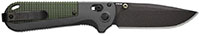 Benchmade Redoubt Knife w/Plain Edge Drop Point Blade (430BK)