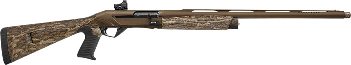 Benelli Super Black Eagle 3 Performance Shop Turkey Shotgun 10356, 12 Gauge, 24", 3.5" Chmbr, Mossy Oak Bottomlands Stock, Midnight Bronze Finish