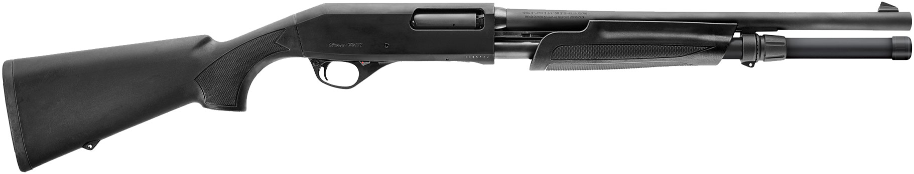 Stoeger P3000 Pump Shotgun 31892FS, 12 Gauge, 18.5", 3" Chmbr, Synthetic Stock, Black Finish