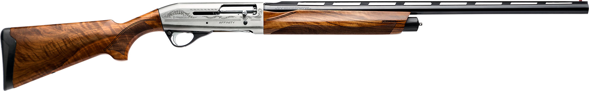 Franchi Affinity 3 150th Anniversary Semi-Auto Shotgun 41001, 12 Gauge, 28 in, 3 Chmbr, Walnut Stock, Engraved Silver Finish