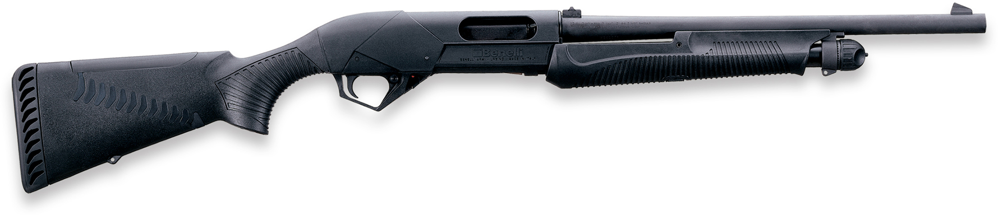 Benelli Super Nova Tactical Pump Shotgun 20145, 12 Gauge, 18", Rifle Sight Barrel, 3.5" Chmbr, Synthetic Stock, Matte Finish