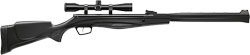 Stoeger S4000-E Suppressed 1000 fps Airgun w/4x32 mmScope 30313, .22 Cal., Black Synthetic Stock