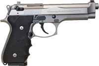 Beretta 92FS Brigadier Inox Pistol J92F560M, 9mm, 4.9", Polymer Grips, Stainless Finish, 15 Rds