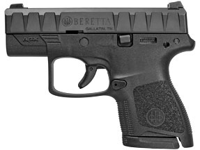 Beretta APX Carry Semi-Auto Pistol JAXN920, 9mm, 3.07", Black Synthetic Grip, Black Finish, 6 Rds