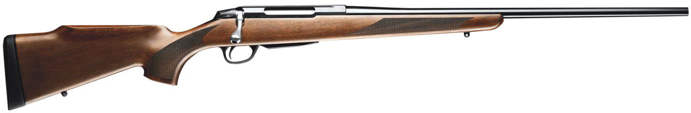 Tikka T3 Forest Rifle JRTF614, 22-250 Remington, 22.4 in, Walnut Stock, Blue Finish