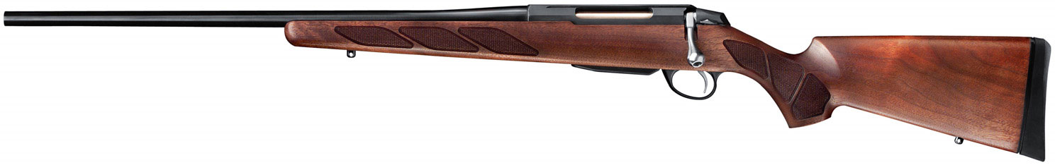 Tikka T3 Hunter Bolt Action Left-Hand Rifle JRTA316L, 308 Winchester, 22 7/16 in, Walnut Stock, Blue Finish