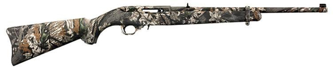 Ruger 10/22 Rifle 1279, 22 Long Rifle, 18.5", Mossy Oak Treestand Stock, Fully Dipped Mossy Oak Treestand Finish, 10 Rd