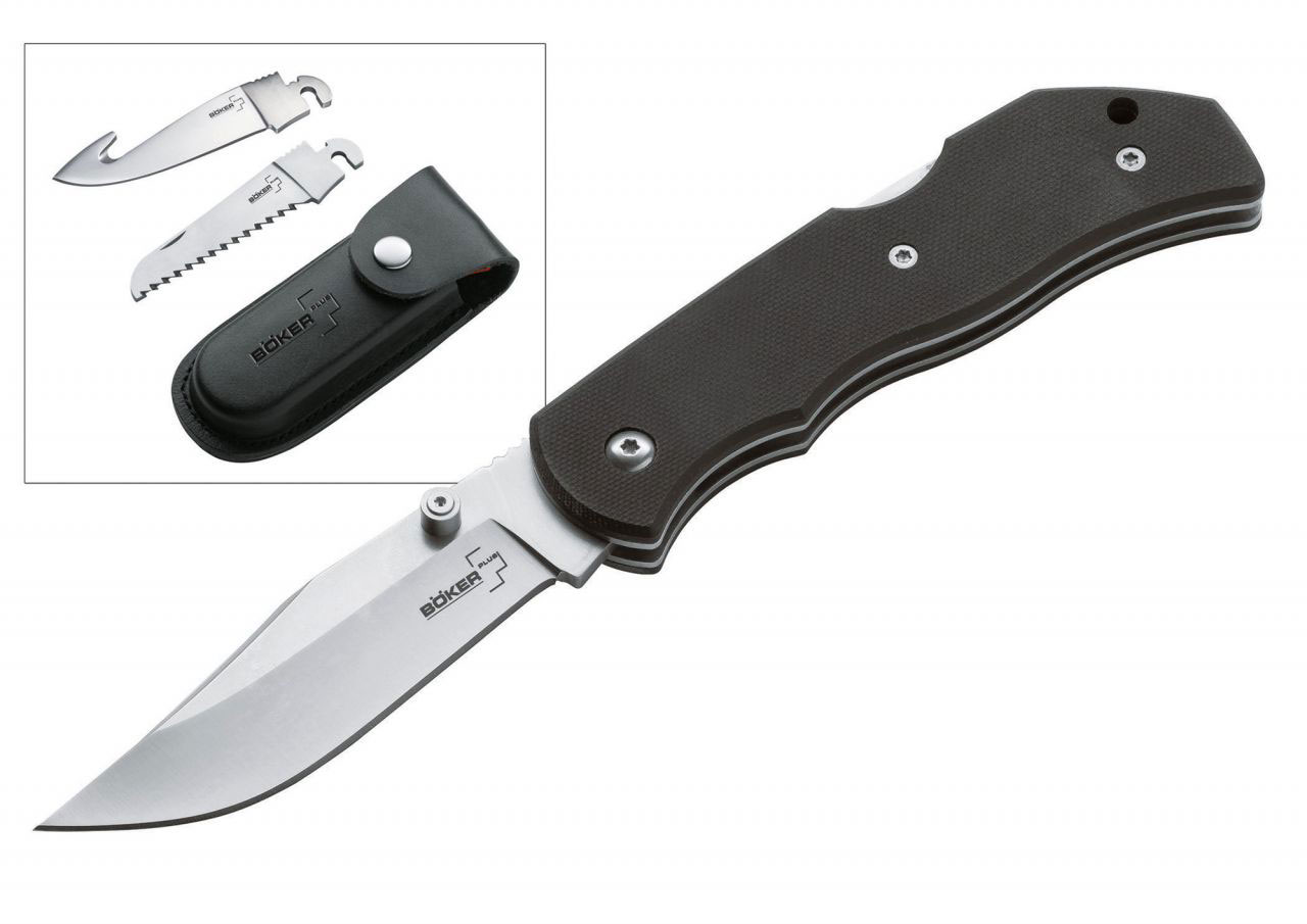 Boker Optima Hunting Knife Set w/Saw and Guthook blade (01BO109C)