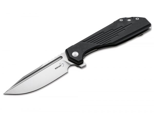 Boker Lateralus Folding Knife w/Plain Edge & G10 Grips (01BO778)