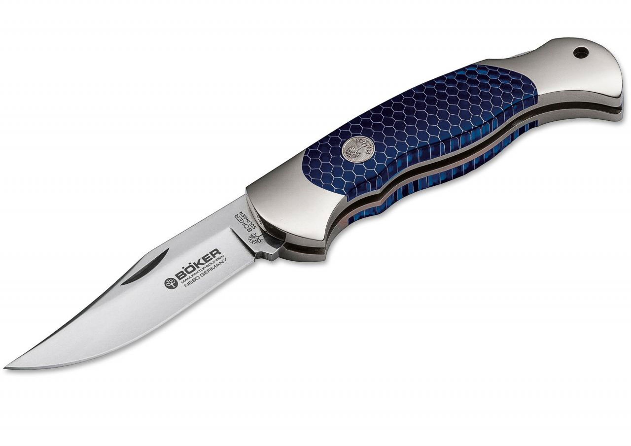 Boker Scout Blue Honeycomb Handle (112503)