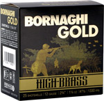 Bornaghi Gold High Brass Dove Loads T4GOLDDOVE3275, 12 Gauge, 2-3/4", 1 1/8 oz, 1330 fps, #7.5 Shot, 25 Rd/bx