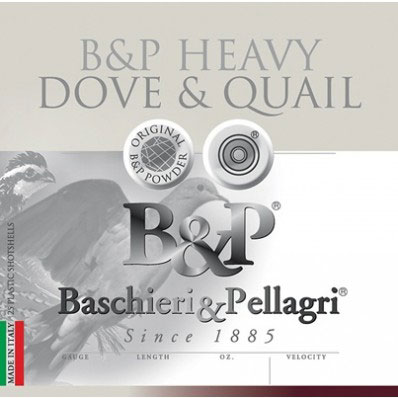 Baschieri & Pellagri Dove & Quail Loads CA7C08HDA003, 12 Gauge, 2-3/4", 1 1/8oz, 1255 fps, #8 Shot, 25 Rd/Bx