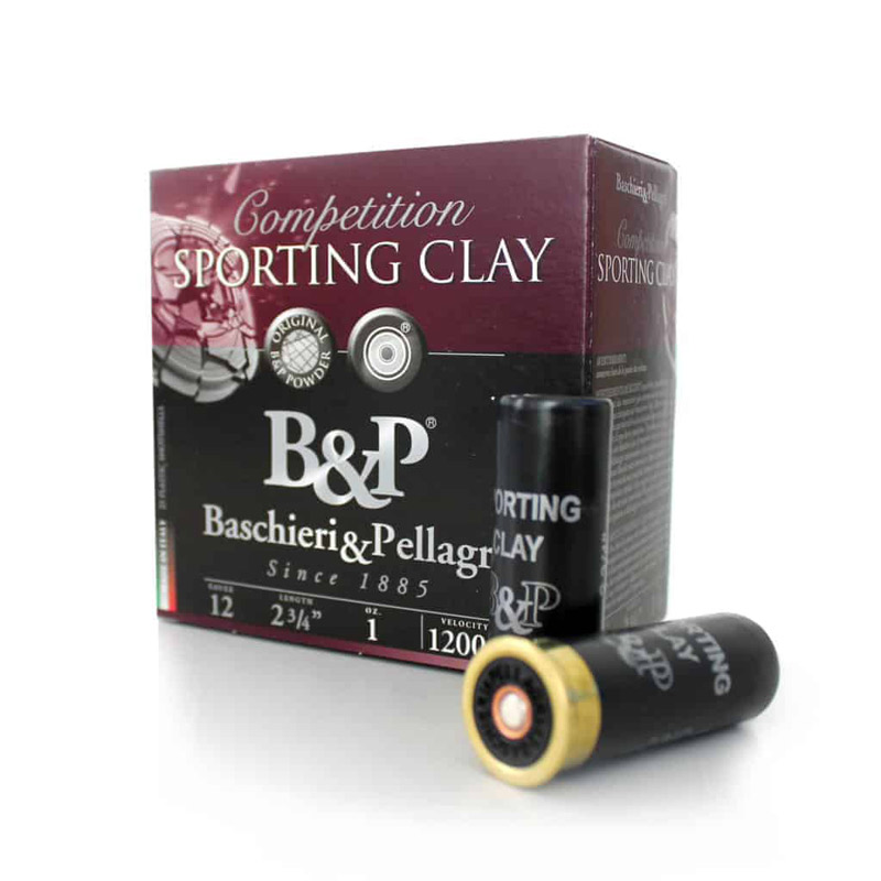 Baschieri & Pellagri Sporting Clays Target Loads CA7T03SPA002, 12 Gauge, 2-3/4", 1 oz, 1200 fps, #7.5 Shot, 25 Rd/Bx