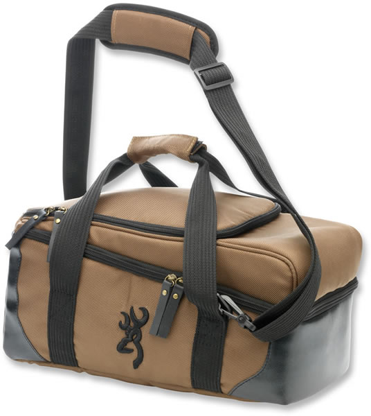 Browning Fortress Series Shooter's Bag, Black/Brown (121008891)