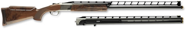Browning Cynergy Classic Trap Unsingle Combo w/Adj Comb Shotgun 013269467, 12 Gauge, 2-3/4", 30"/32", Gloss Finish