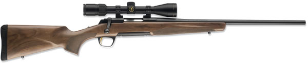 Browning X-Bolt Micro Midas Bolt Action Rifle 035249209, 22-250 Rem, 20", Satin Checkered Walnut Stock, Blued Finish