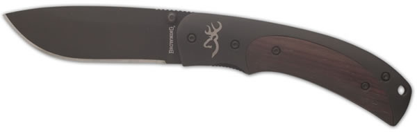 Browning Model 712 Obsession 1-Blade Wood Folding Lockback Knife 322712