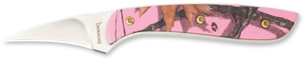 Browning Model 717 Spur Neck Knife For Her 322717, Mossy Oak Pink