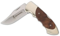 Browning Model 111C Cocobolo Folding Knife 322111C, Walnut