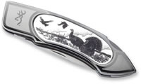 Browning Scrimshaw Turkey Folding Lockback Knife 322545