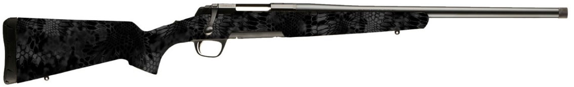 Browning X-Bolt Hog Stalker Suppressor Ready Rifle 035305218, 308 Winchester, 20", Typhoon Synthetic Stock, Kryptek Camo