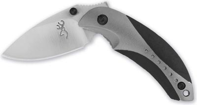 Browning Minnow Folder Knife, Slate/Black (3220060)