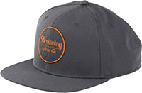 Browning Keystone Cap 308587791, Charcoal, Snap Back
