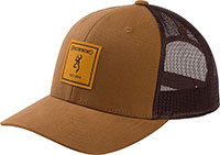 Browning Rugged Mesh Cap 308607881, Brown, Snap Back