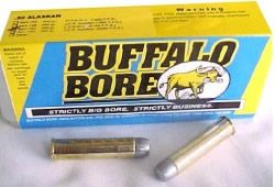 Buffalo Bore Rifle Ammunition 15C/20, 50 Alaskan, Lead Flat Nose Gas-checked, 450 GR, 2100 fps, 20 Rd/Bx