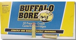 Buffalo Bore Handgun Ammunition 7B/20, 454 Casull, Jacketed Flat Nose (FN), 300 GR, 1650 fps, 20 Rd/Bx