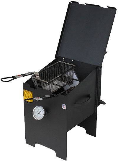 R&V Works Cajun Fryer, 2 Basket, 4 Gallon (FF2R)