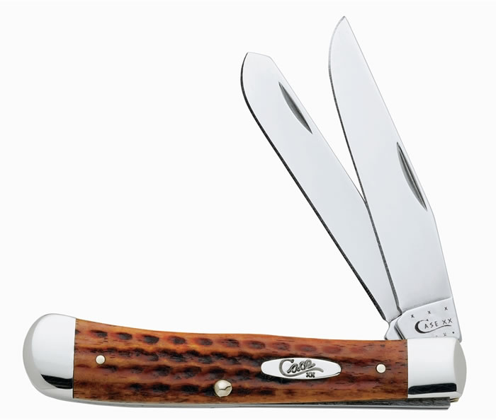 Case Harvest Orange Trapper Knife (07401)