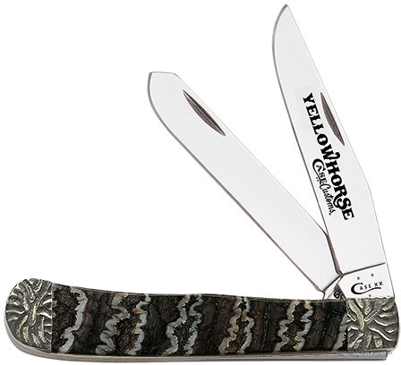 Case Black Mammoth Tooth Trapper Pocket Knife (105721)
