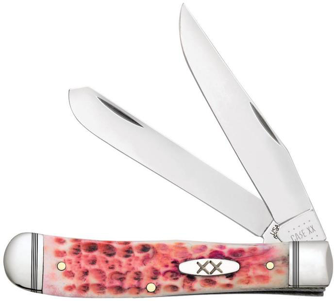Case Raspberry Bone Standard Jig Trapper Pocket Knife (27720)
