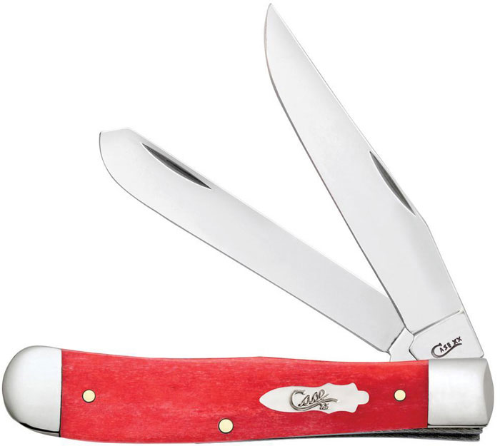 Case Red Bone Smooth Trapper Pocket Knife (60541)