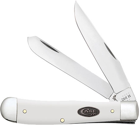 Case White Synthetic Trapper Pocket Knife (63960)
