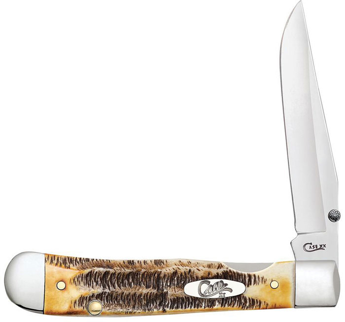 Case Kickstart 6.5 Bone Stag TrapperLock Pocket Knife (65315)