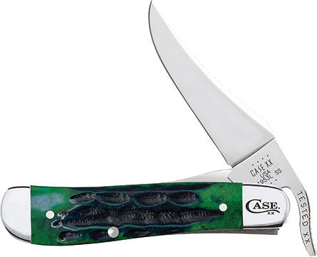 Case Deep Canyon Hunter Green Bone Russlock Pocket Knife (75838)